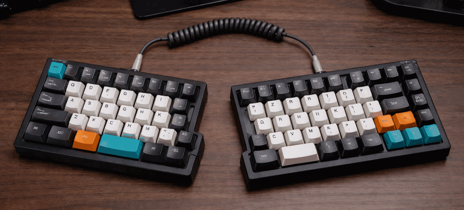 Modular split keyboard